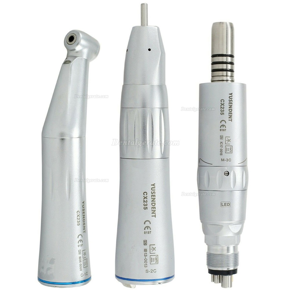 YUSENDENT CX235-1C Dental Faseroptik LED Niedriger Geschwindigkeit Handst&uuml;ck Satz
